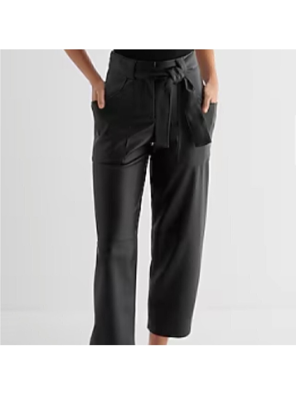 Express faux leather high waist pants